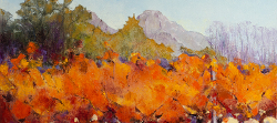 Autumn Vines - Grande Provence Franschhoek II | 2019 | Oil on Canvas | 44 x 62 cm